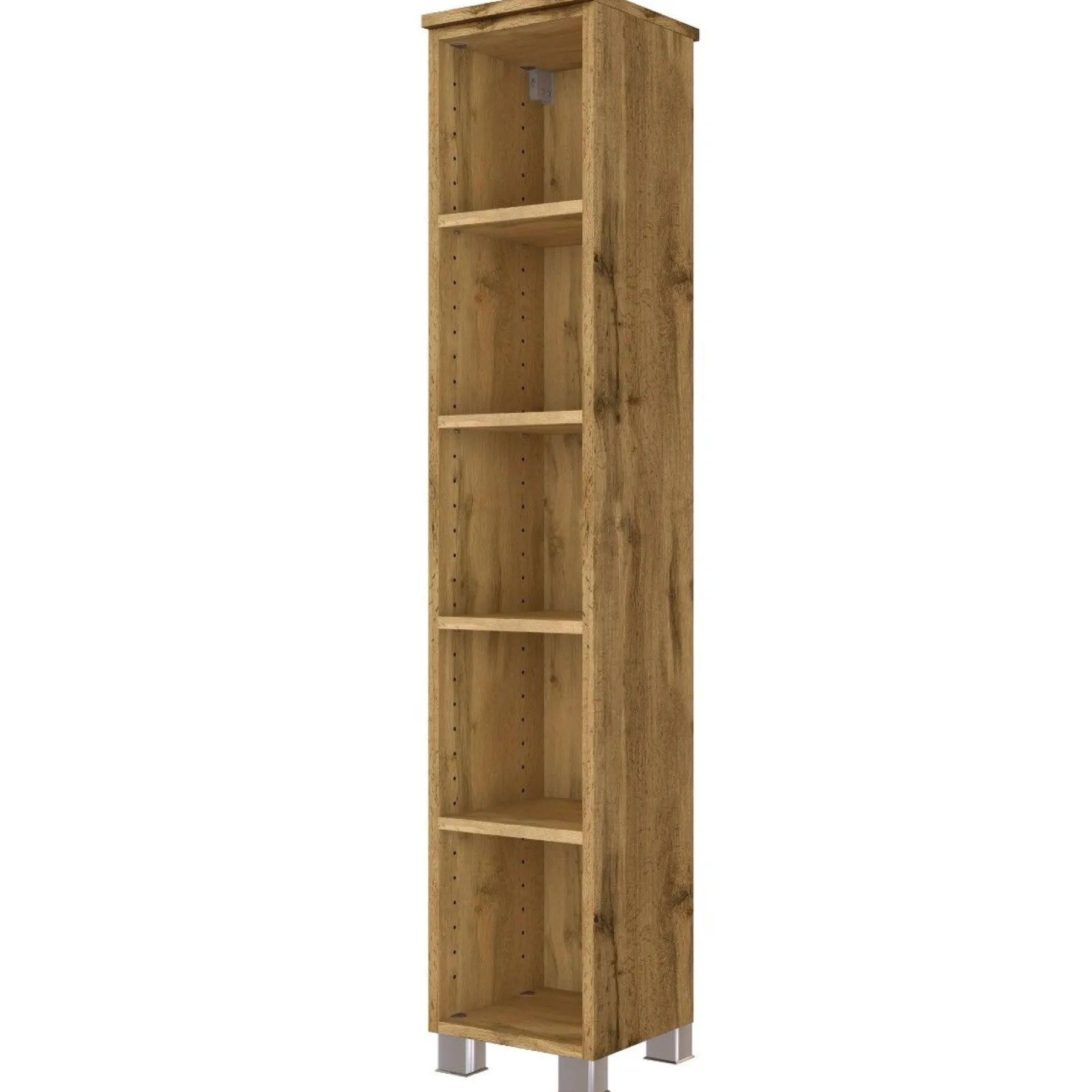Offener Säulenschrank Gene 25cm - wotan Eiche Dekor