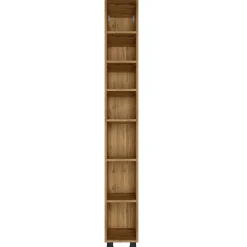 Offener Säulenschrank Malvo 25cm 5 Fachböden - Eiche