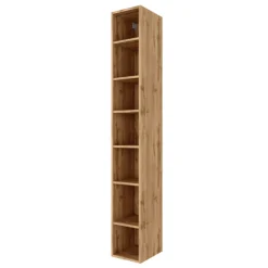 Offener Säulenschrank Sefa hoch 25cm - wotan Eiche