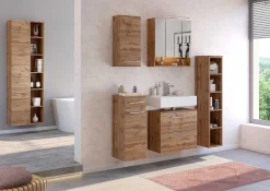Offener Säulenschrank Sefa hoch 25cm - wotan Eiche