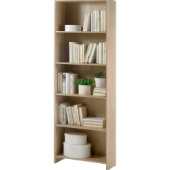 Offenes Bücherregal Bobby | 60 x 24 x 175 cm | Braun