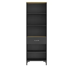 Offenes Bücherregal Manchester | 56 x 40 x 171 cm | Design Helvezia Oak