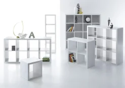 Offenes Bücherregal Style | 77 x 38 x 147 cm | Weiß