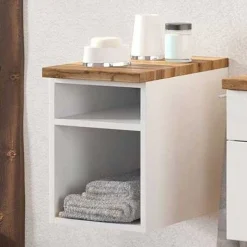 Offenes Wandregal Dasa 30cm mit 1 Fachboden - weiß