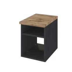 Offenes Wandregal Dasa 30cm mit 1 Fachboden - graphit/mattgrau