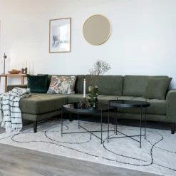 House Nordic Olives Lido Lounge Sofa mit vier Kissen