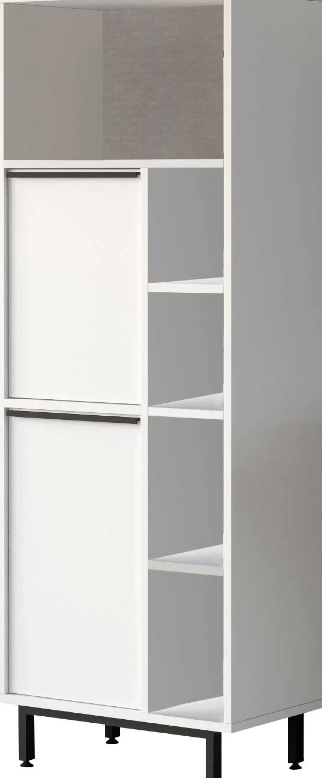 On10C Badezimmerschrank | 100 % MELAMIN | Weiß