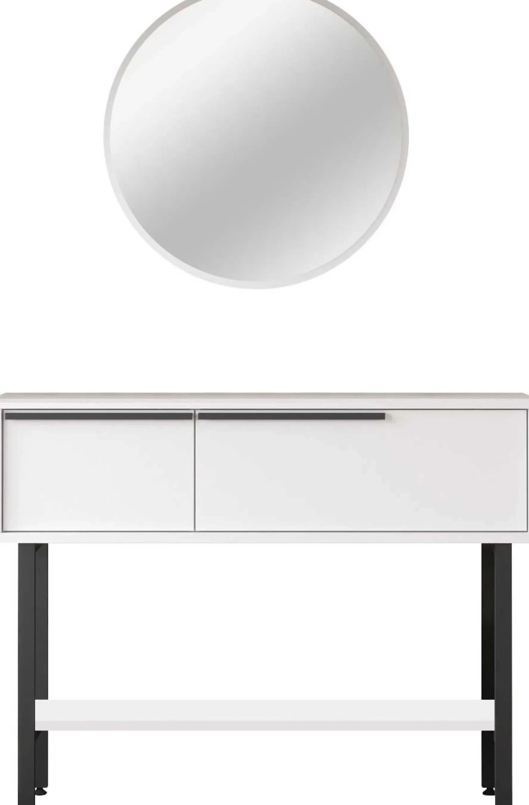 Emob ON12 Sideboard | 100x30x76cm | mit Spiegel |