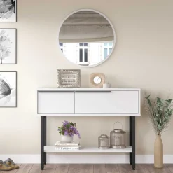 Emob ON12 Sideboard | 100x30x76cm | mit Spiegel |