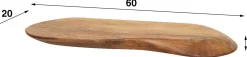 Oranja Wandregal 60 cm-massive Akazie