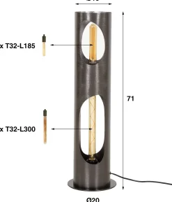 Emob Orbit Stehleuchte 65 cm- nickel
