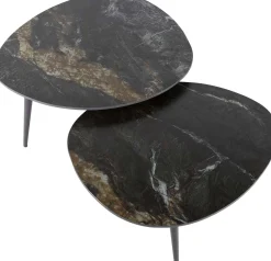 Emob Organic Fossil Keramik Couchtisch-Set -