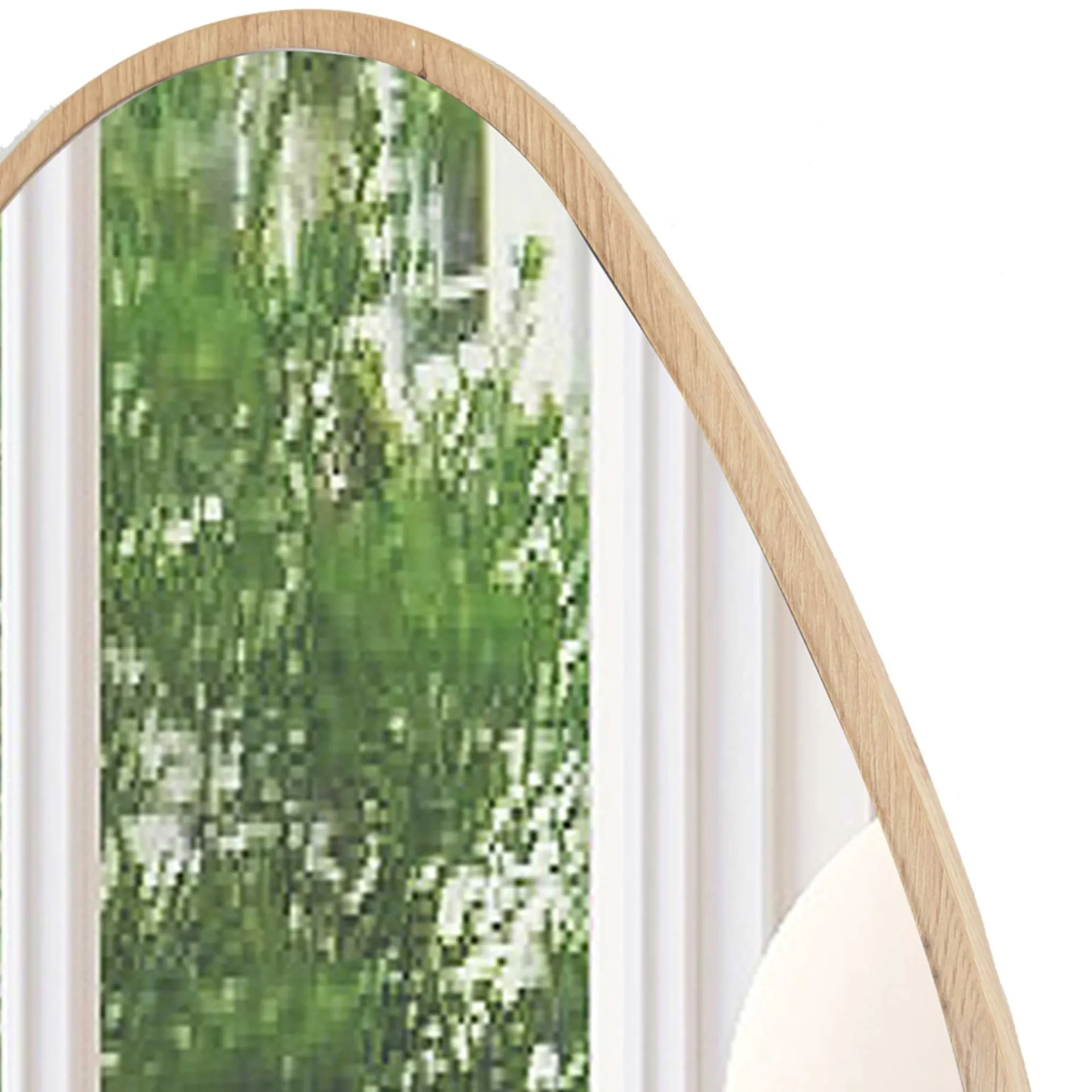 Rousseau Organischer Spiegel Rana | 50 x 80 cm | Old Oak Design