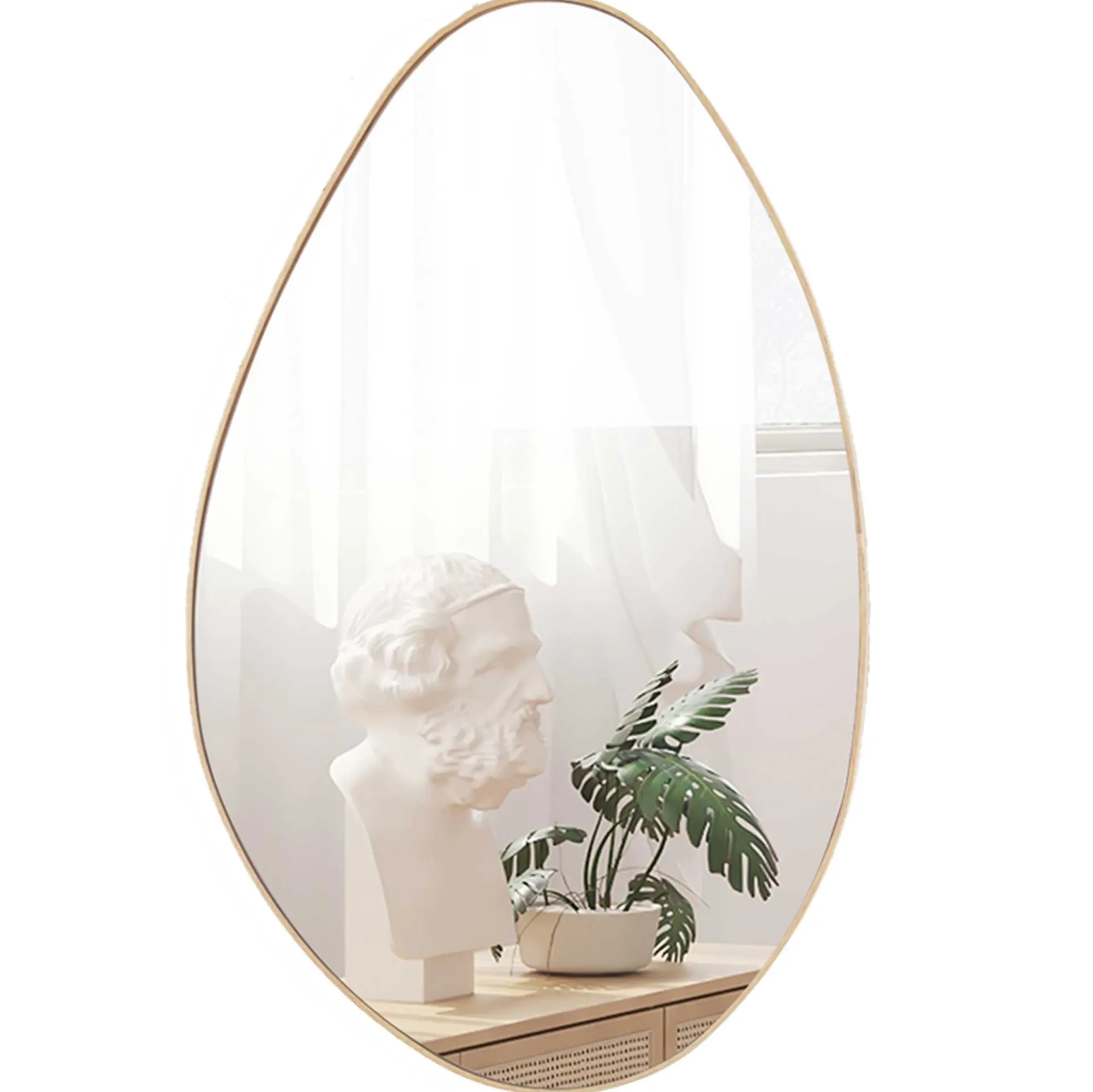 Rousseau Organischer Spiegel Romi | 50 x 80 cm | Old Oak Design