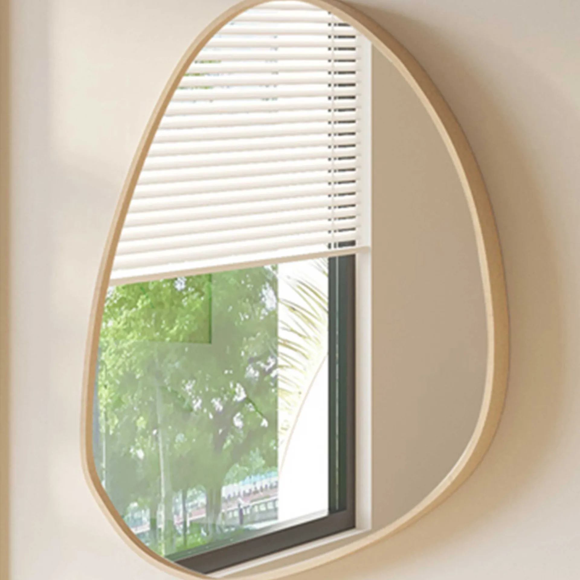 Rousseau Organischer Spiegel Roza | 60 x 80 cm | Old Oak Design