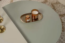 Emob Orion Couchtisch | 100 % MELAMIN | Aschgrün, Sandstein