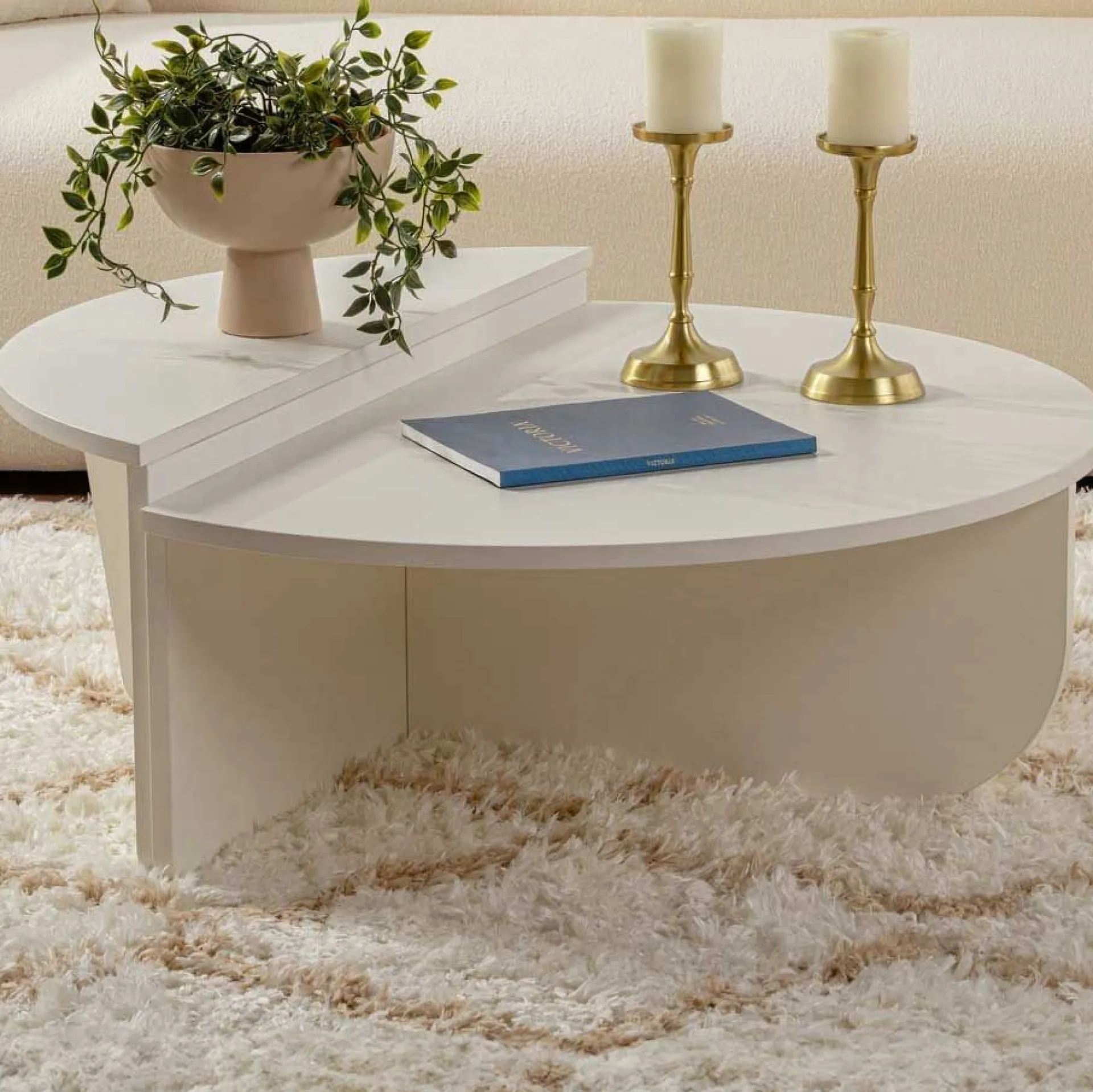 Emob Orion Couchtisch | 100% MELAMIN | Holz