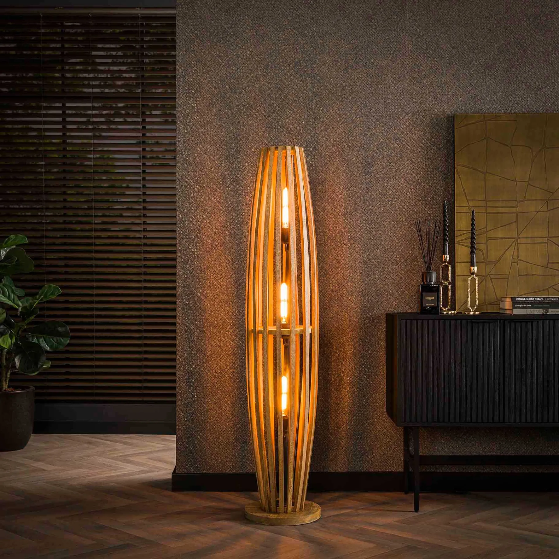 Emob Orwell Stehleuchte 145 cm-mango