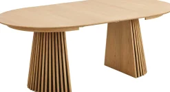 House Nordic Osaka Ausziehbarer Esstisch - 120-160-200x120x75cm - Eichenfurnier