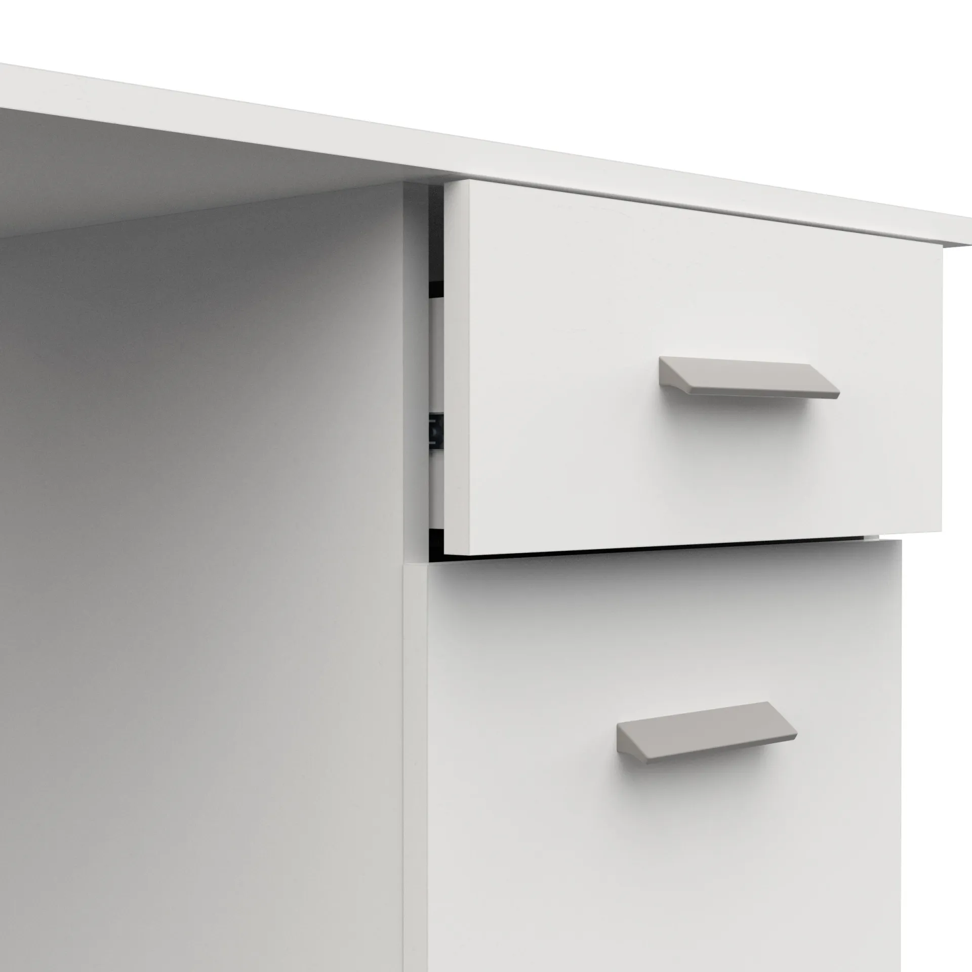 Kinder CBA Osiris Schreibtisch - 448x108,40x75 cm - Brun/Spanplatte