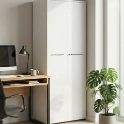 Osmond 80cm Aktenschrank mit 2 Türen - hellgrau