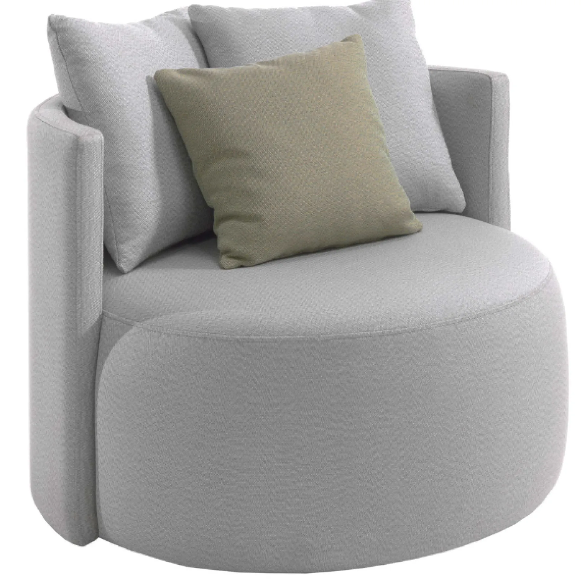 Gescova Outdoor-Drehsessel Torro - - Textil - 90x80x65 cm