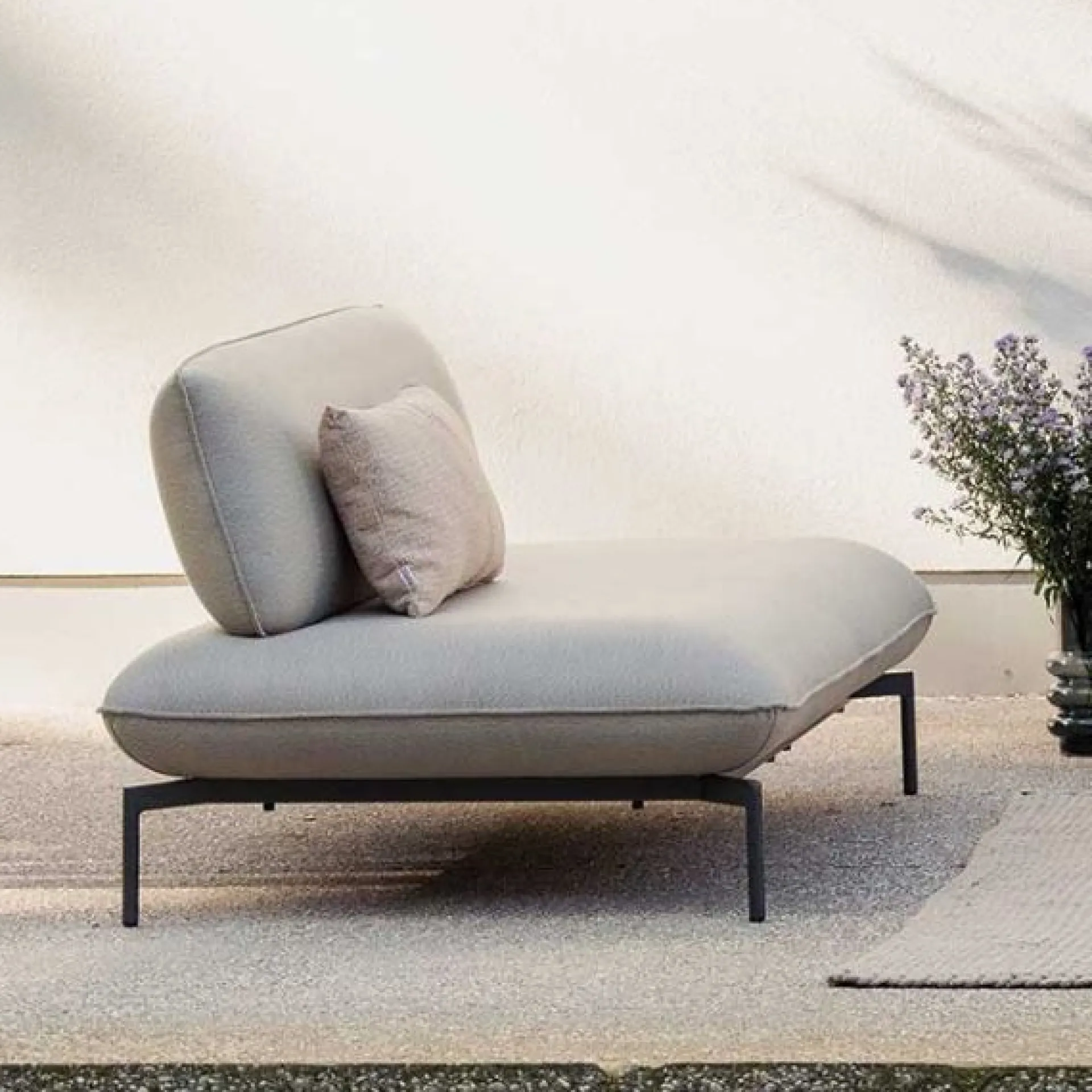 Gescova Outdoor-Sessel Todo - Hell - 95x80x80 cm - Textileen
