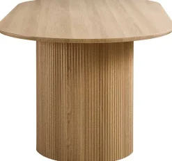 Rousseau Ovaler Esstisch Lagos - 200x100x76cm - Eiche Dekor