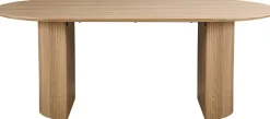 Rousseau Ovaler Esstisch Lagos - 200x100x76cm - Eiche Dekor