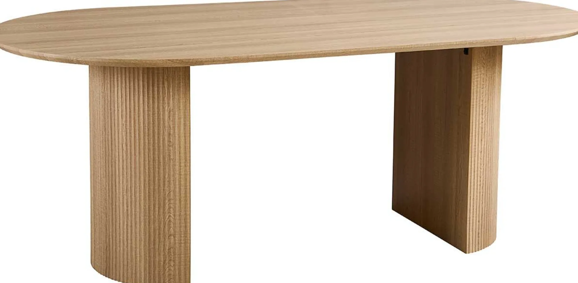 Rousseau Ovaler Esstisch Lagos - 200x100x76cm - Eiche Dekor