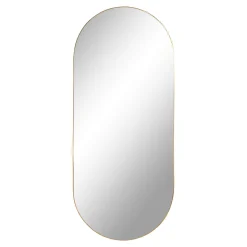 House Nordic Ovaler Messing-Jersey-Spiegel 35x80 cm