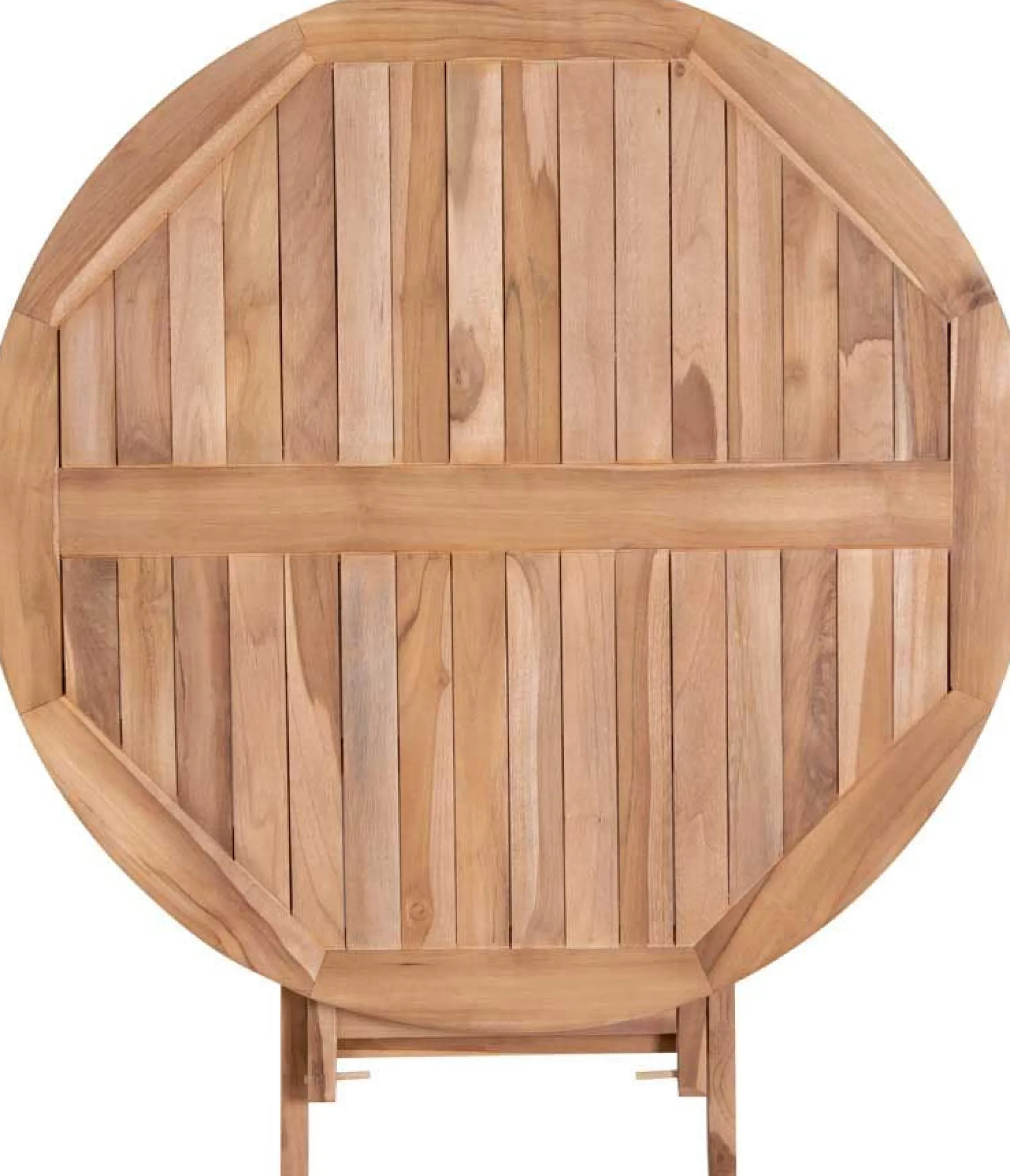 House Nordic Oviedo Teak Esstisch - Natur inspiriert Ø100x75 cm