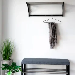 House Nordic Padova Hutablage - | Pappelholz und Stahl