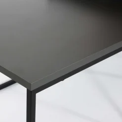 Emob Pal Couchtisch-Set | 100 % MELAMIN | , Schwarz