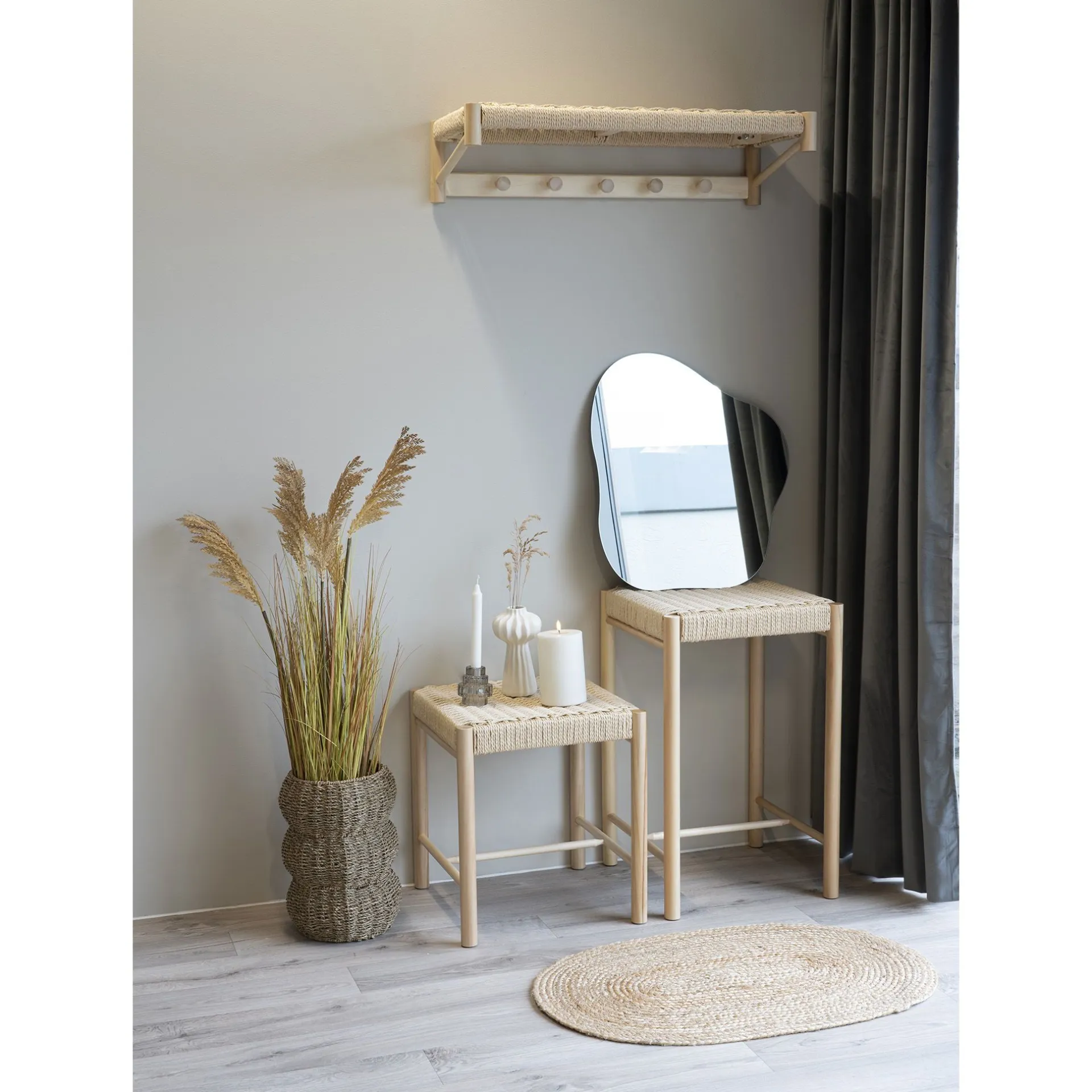 House Nordic Palermo Glasspiegel | Organische Form, 50x55 cm