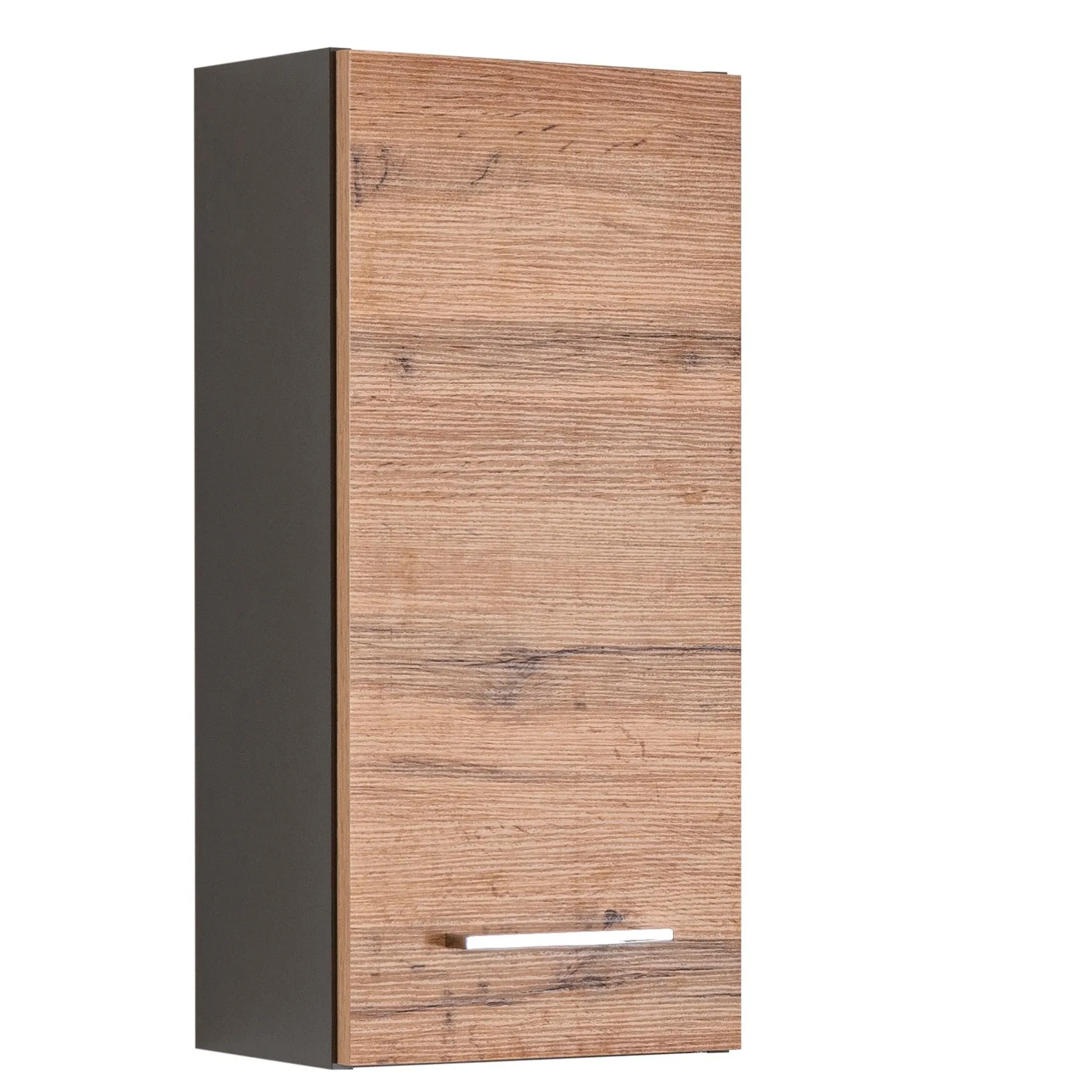 Pares Hängeschrank 30cm 1 Tür - Graphit/Eiche Rotbraun