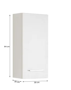Pares Hängeschrank 30cm 1 Tür - weiß/wotan eiche