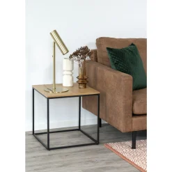 House Nordic Paris Messing Tischlampe - Elegantes Design, 200 cm Stoffkabel