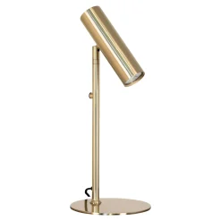 House Nordic Paris Messing Tischlampe - Elegantes Design, 200 cm Stoffkabel