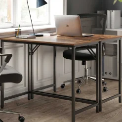 Vasagle Pasadena Computertisch | 100 x 50 x 75 cm | Rost