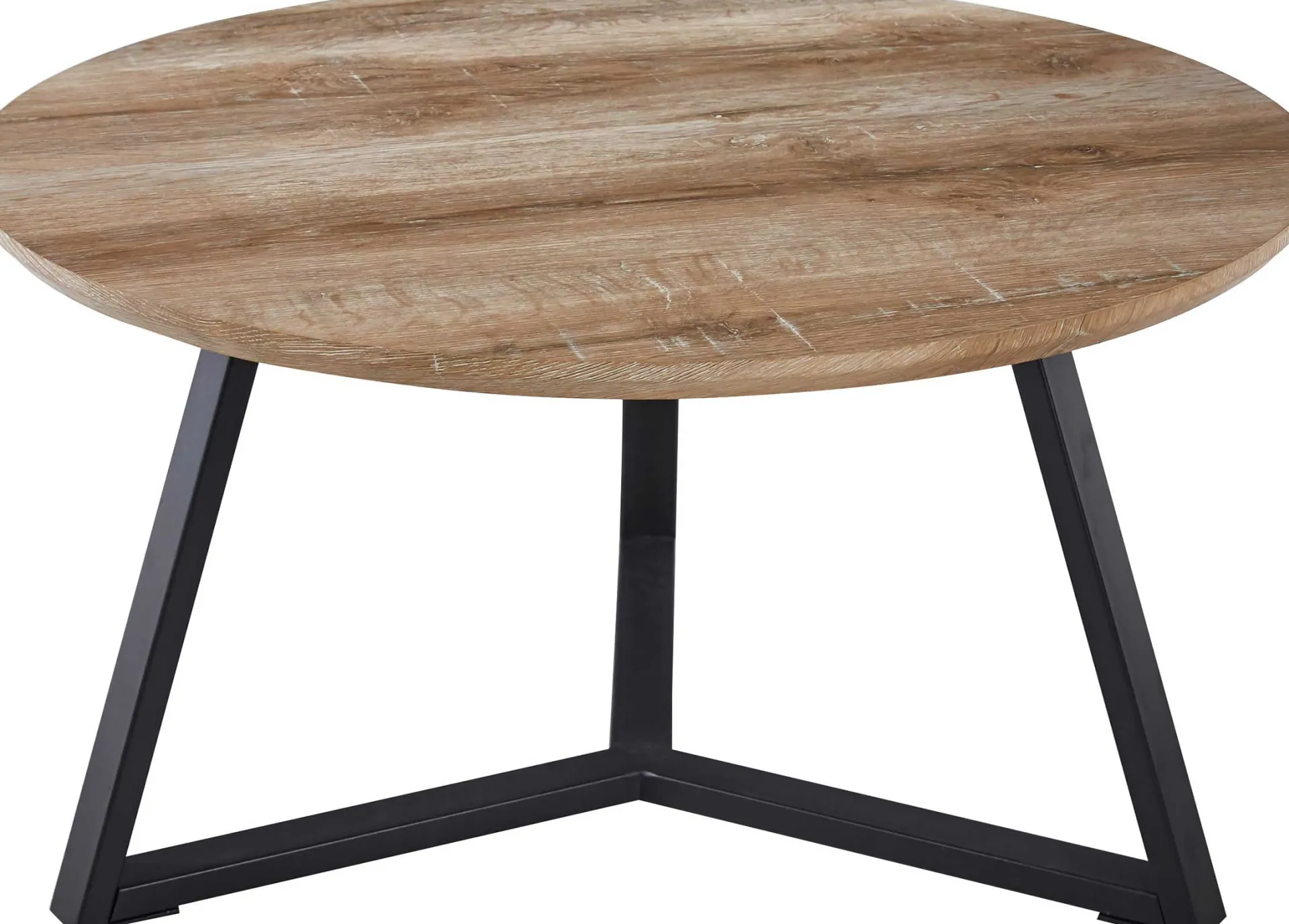 Rousseau Paso" Dekor Altes Eichenholz Couchtisch | H41 x B80 x T80 cm