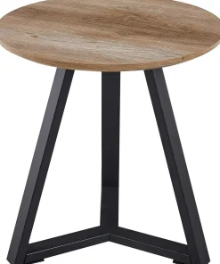 Rousseau Paso' Dekor Oude Eik Bijzettafel | H-H 46 x B-L 45 x T-P 45 cm
