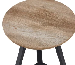 Rousseau Paso' Dekor Oude Eik Bijzettafel | H-H 46 x B-L 45 x T-P 45 cm