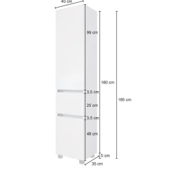 Held PiscaBadezimmer : Spiegelschrank, Waschtischschrank, Säulenschrank - graphitgrau