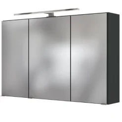 Held PiscaBadezimmer : Wandschränke, Spiegelschrank, Waschbeckenschrank - graphitgrau