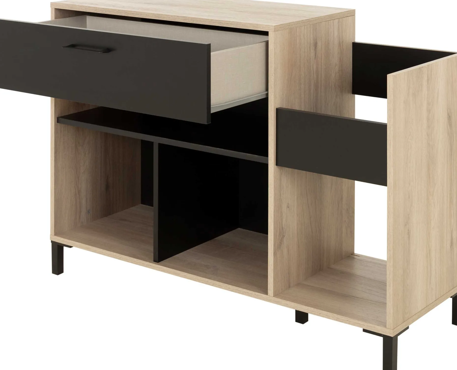 Plattenschrank Florida - Eiche Kronberg hell