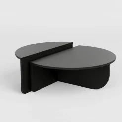 Emob Podium Couchtisch | 100 % MELAMIN | Schwarz