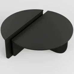 Emob Podium Couchtisch | 100 % MELAMIN | Schwarz