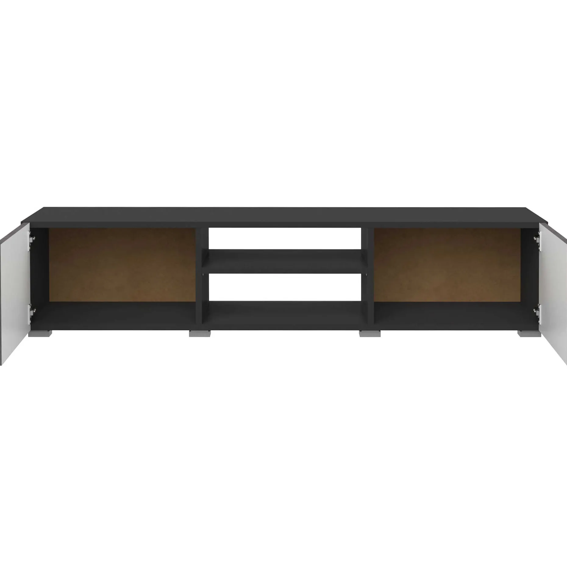 Podium TV-Möbel 140 cm - schwarz/Beton