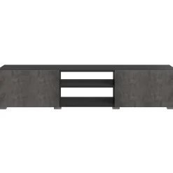 Podium TV-Möbel 140 cm - schwarz/Beton